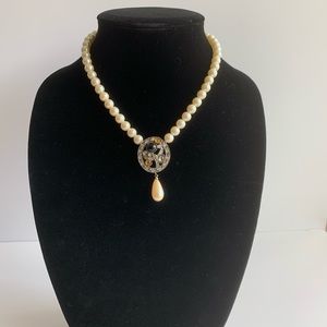 Pearl beaded with beautiful pendant Necklace